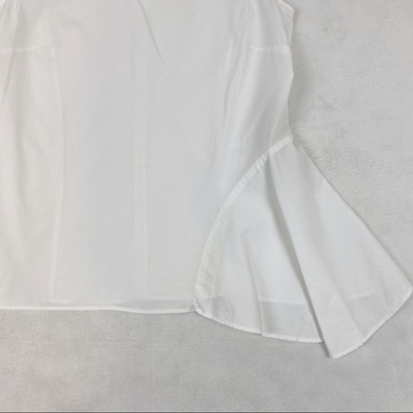 Massimo Dutti sleeveless drapey shirt top - Picture 2 of 9